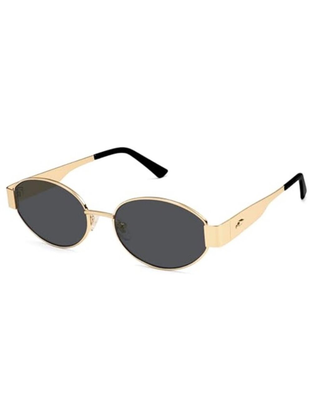 Retro Oval Gold Frame Sunglasses Women Y2K Vintage UV400 Fashion Shades